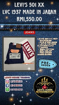 LEVI'S 501 XX LVC 1937 {JAPAN)